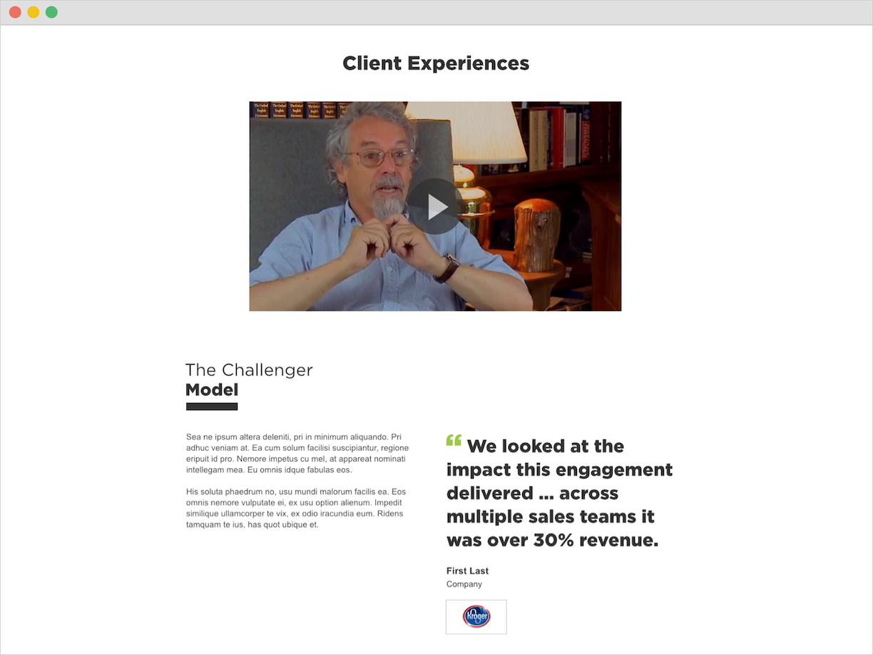 client experience design